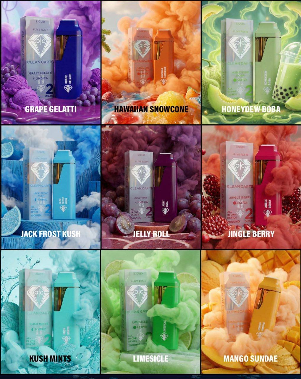 clean carts 2g disposable winter edition clean carts 2g disposable winter edition