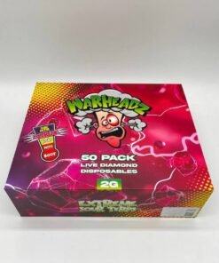 warheadz kiwi hi chew 2g disposable