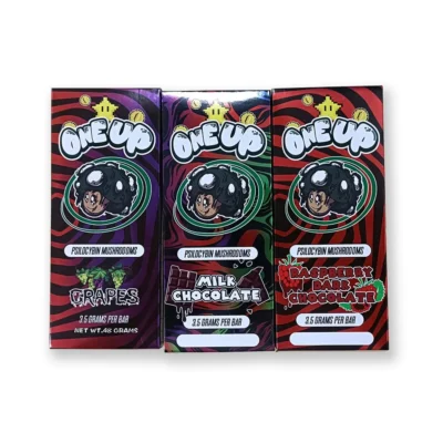 ONE UP MUSHROOM CHOCOLATE BAR 3.5G one up mushroom chocolate bar