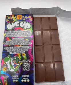 one up mushroom chocolate bar