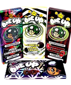 one up mushroom chocolate bar
